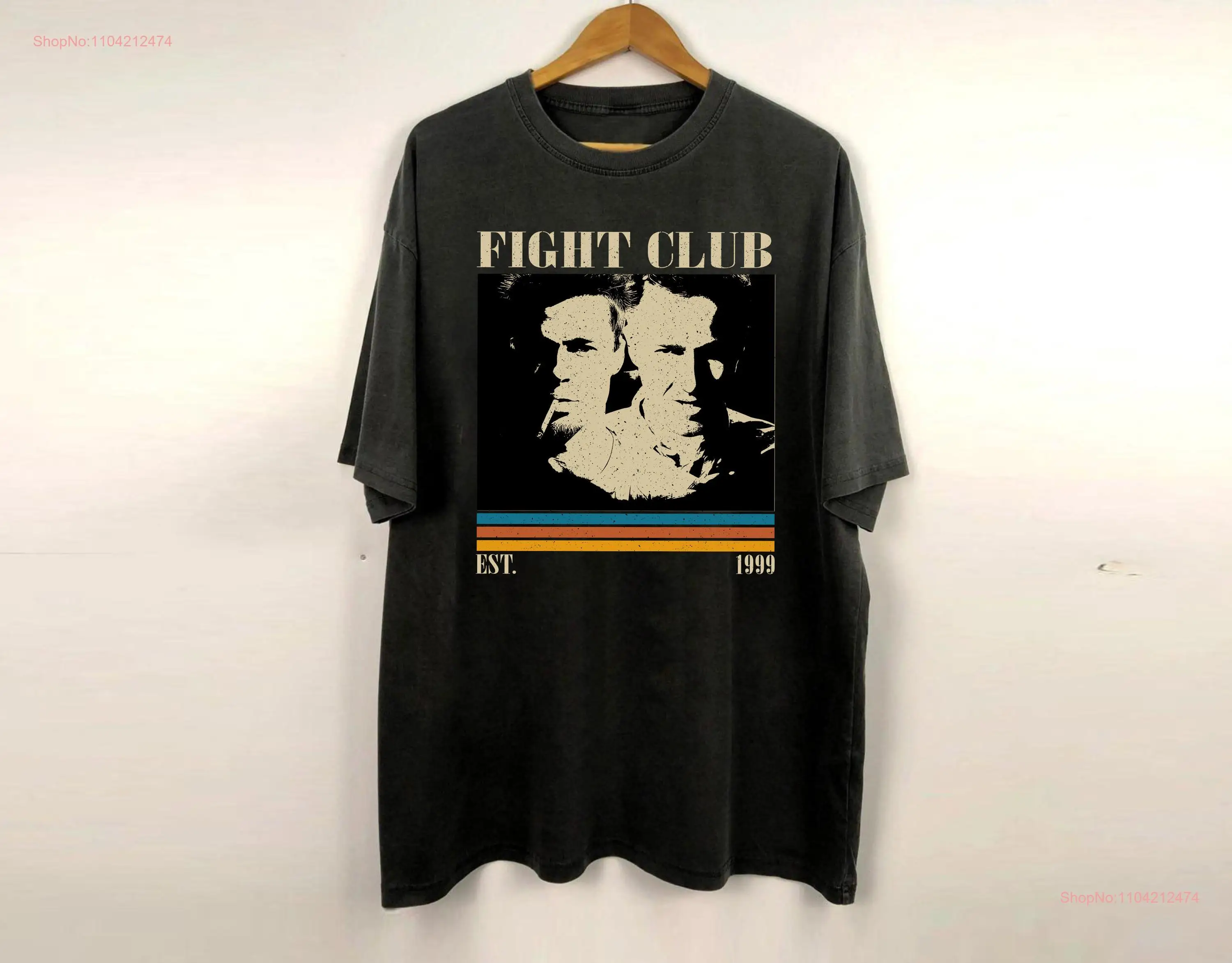 Fight Club T Shirt Movie Retro Film Vintage Classic s for him Christmas long or short sleeves