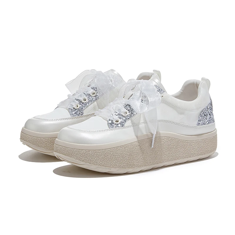 

Women's sneakers Shoe Thick-soled lace-up German-style training shoes women Plus-size casual frail shoes for spring and autumn