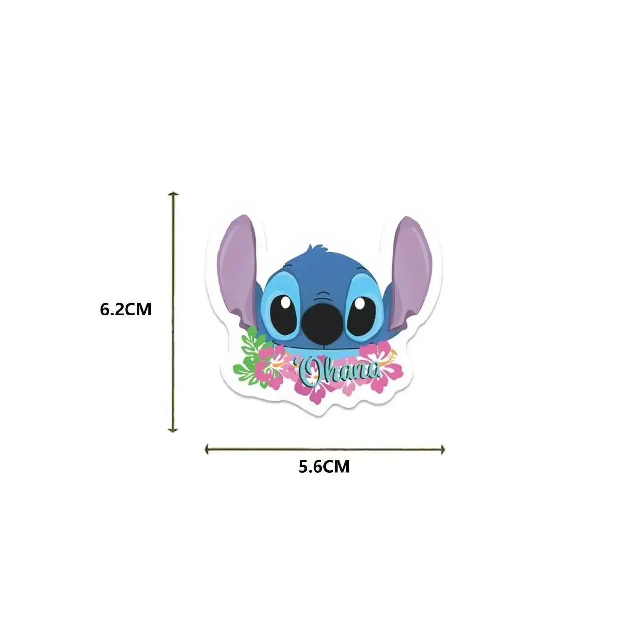 Kawaii 50 Stück Disney Cartoon Lilo und Stitch Aufkleber Kawaii Aufkleber Spielzeug Graffiti Gepäck Laptop Notebook Niedliche Aufkleber Großhandel