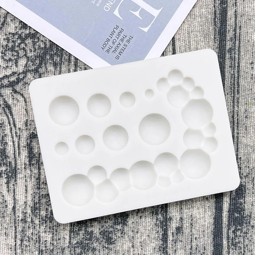 Perle Kreis Silikon Sugar Mold Harz Werkzeuge Cupcake Backform Fondant Kuchen Dekorieren Werkzeuge – Detail 8