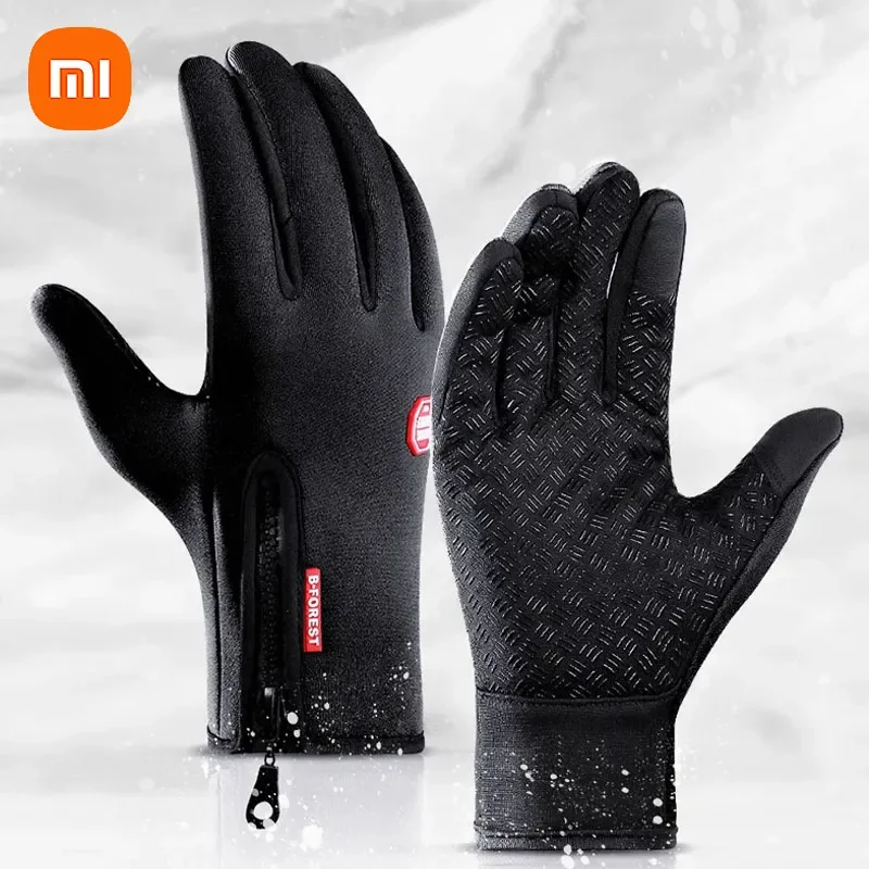 Xiaomi Touchscreen Gloves Winter Thermal Warm Unisex Cycling Bicycle Ski Gloves Outdoor Camping Motorcycle Sports Full Finger