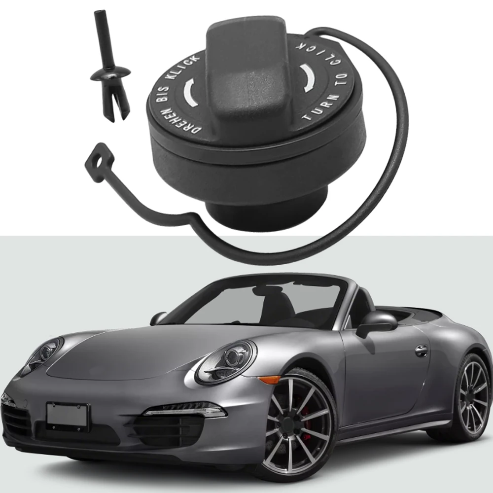 99620124103 Black Gas Fuel Cap Filler Cover Oil Fuel Tank Cover for Porsche 911 986 987 996 997 Cayman Boxster 99950749940