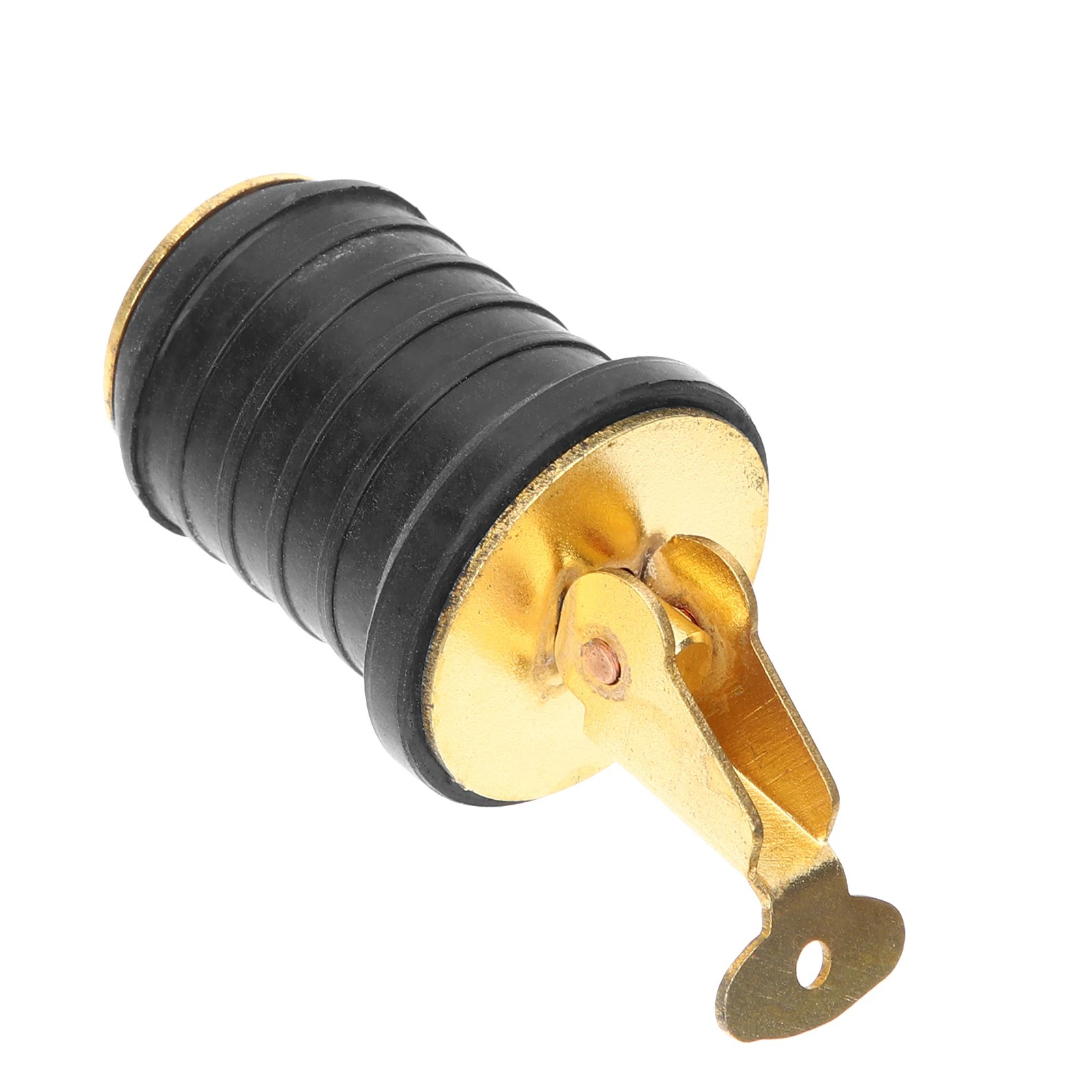 

Drain Plug Wire Block Marine Boat Brass Anti-leak Kayak Scupper Plugs Hole for Yacht Rubber Accessory Professional
