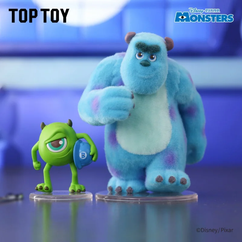 

New Original Toptoy Pixar Monsters Work Log Series Blind Box Mike Wazowski Peripherals Sulley Figurine Surprise Mystery Box Gift