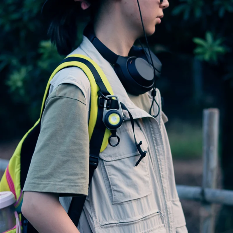 متعددة الوظائف قابل للسحب تسلق الجبال الصيد مشبك سهل السحب مع الضوء المغناطيسي-BCBW