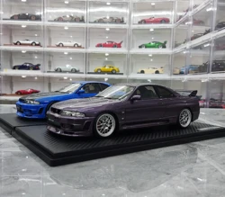 IG 1:18 For GTR R33 Skyline JDM Simulated Limited Edition Alloy Static Car Model Toy Gift