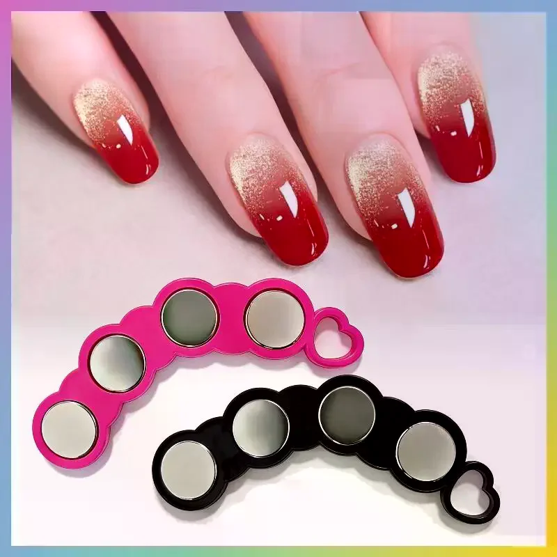 Circular Nail Art Cat Eye Strong Magnet Tool Glass Bead Effect Multi-functional Gel Polish DIY