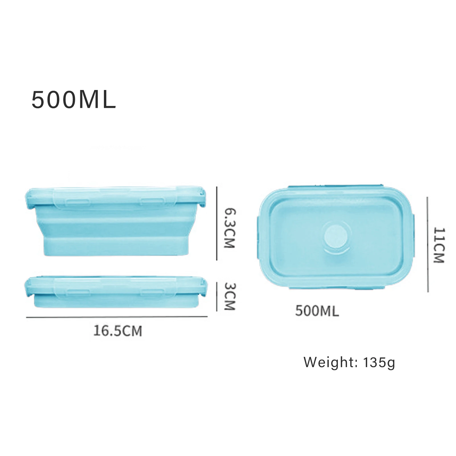 Silicone Lunch Box Food Grade - огляд і ціна Bento Box