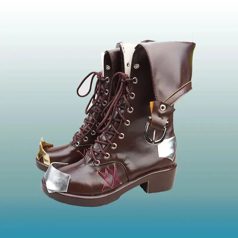 

CyJinx Cosplay Shoes Game LOL Jinx Arcane Shoes PU Leather Shoes Halloween Carnival Boots Cosplay Props Custom Made