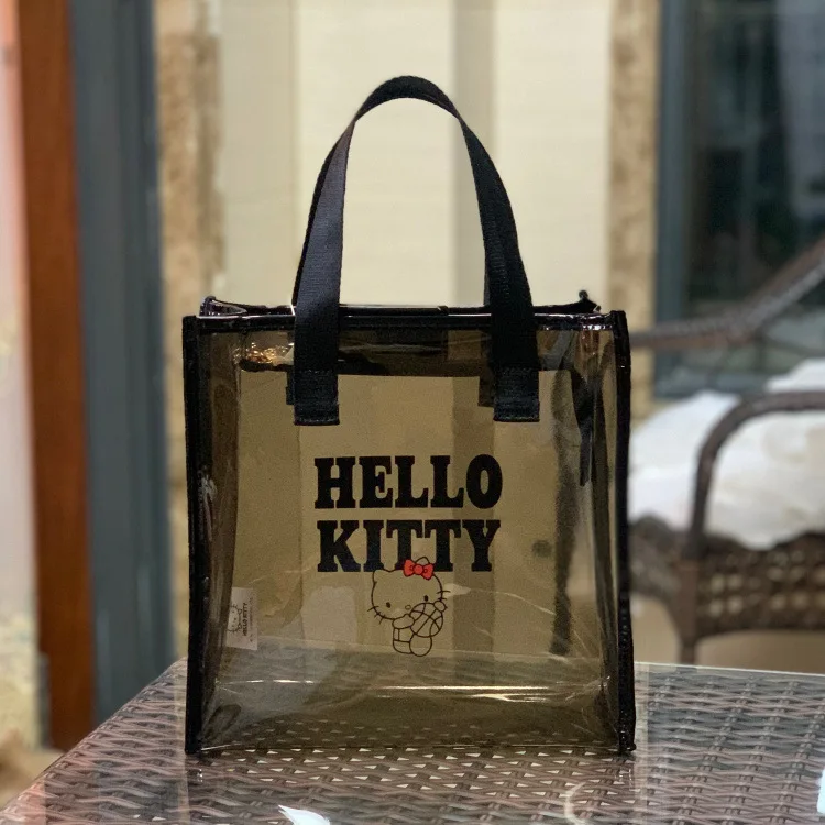 Sanrio Hello Kitty Tote Case borsa cosmetica borsa da toilette di grande capacità borsa da viaggio portatile per ragazze borsa da lavaggio