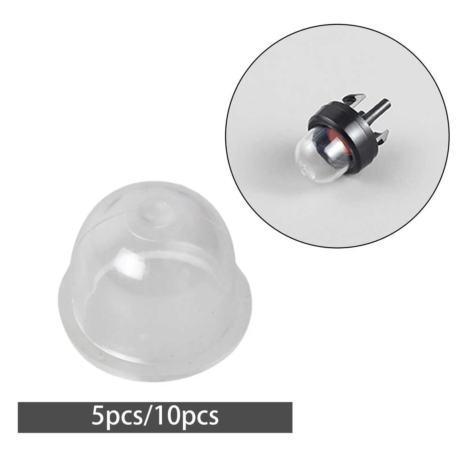 

0.87inch Primer Bulbs Set Easily Install for Fuel Blowers Clear Accessories Height 19mm Lightweight Replacement Replace Parts