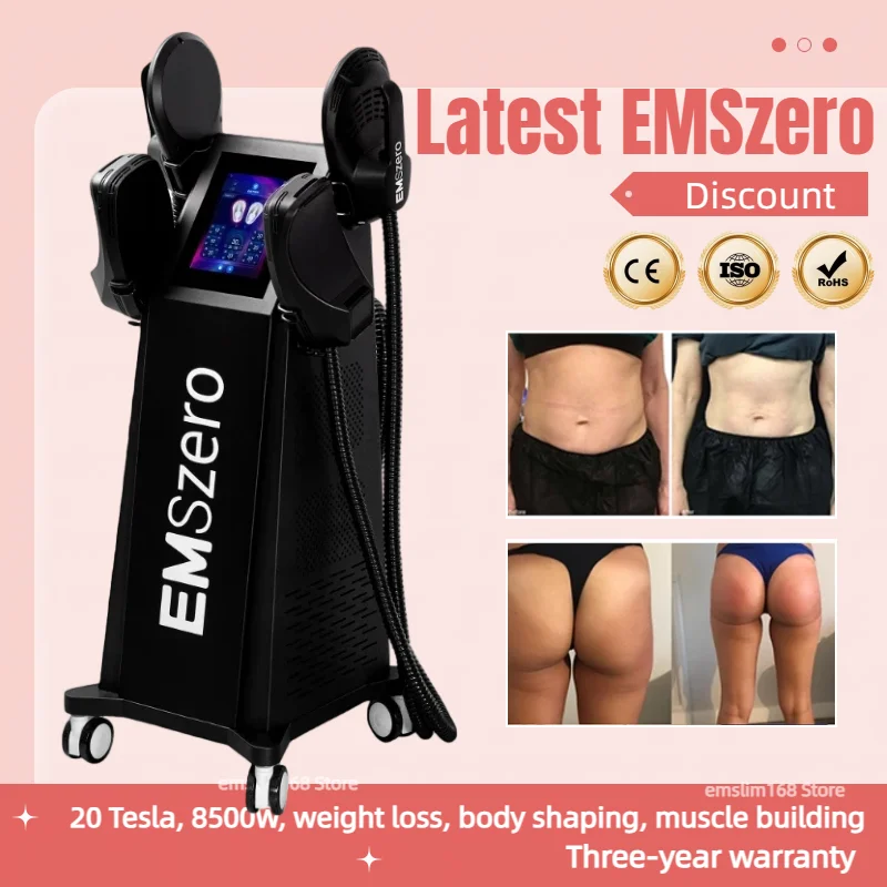 EMSzero Body Sculpt Machine 20Tesla 8500w EMS RF Fat Slimming Burning Muscle Stimulation Body Sculpting 15 Electromagnetic Thera