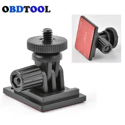 6mm Diamter Scew Head Bracket Base with Glue Adhesive Base for Dash Cam Mini 1/4 Screw Oral Mount Spiral Holder for Car DVR GPS