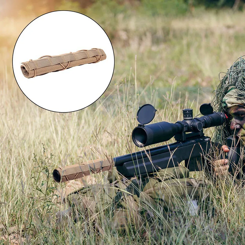 Jagd Airsoft Suppressor Schall dämpfer Abdeckung Luft Scharfschützen Pistole Schießen Schall dämpfer Hülse Wärme abdeckung Schild Schall wand schutz