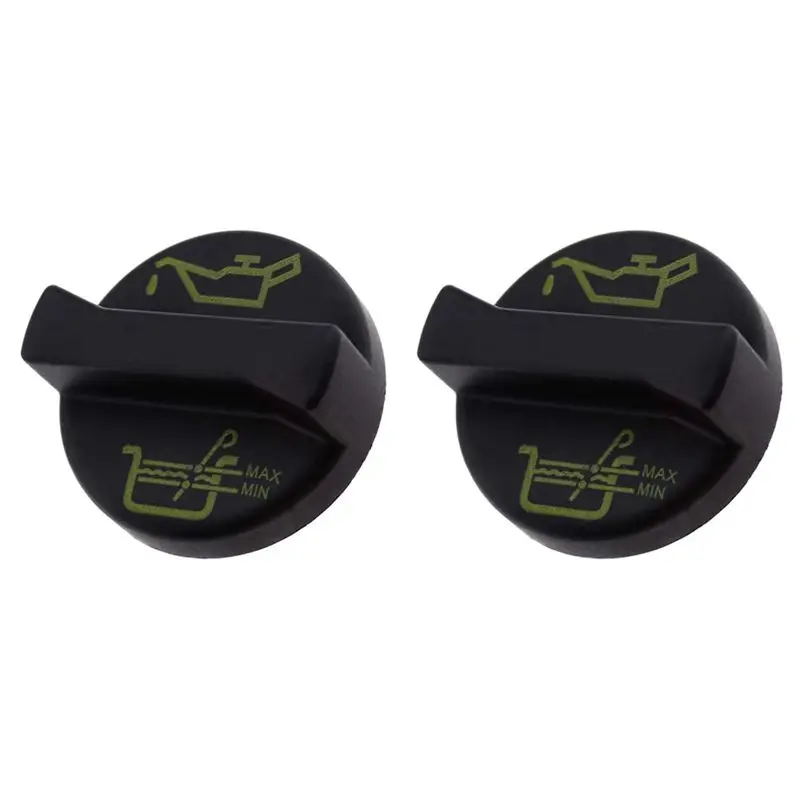 2X Engine Oil Filler Cap 71740676 For Fiat 500 Grande Punto Evo Panda Idea