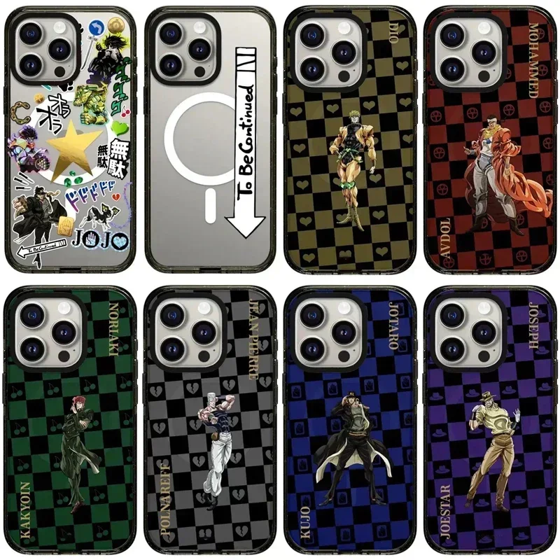 

Anime Plaid 2.0 Acrylic Magnetic iPhone 11 12 13 14 15 16 Pro Max Protective Case