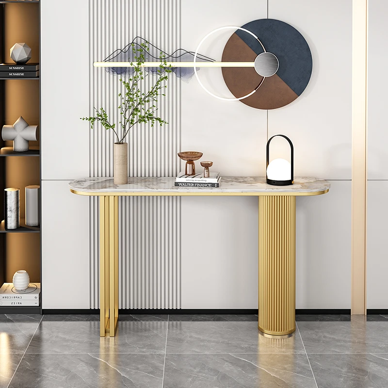 

European Elegant Entryways TableModern Style Boho Design Console TablesModern Easy Konsolentisch Living Room Furniture