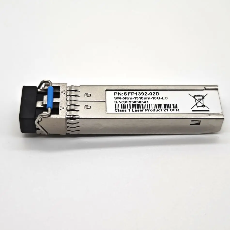 Módulo SFP + LC de modo único, transceptor de fibra 10GBase-LR, 10G, para Cisco SFP-10G-LR, Ubiquiti, Mikrotik, d-link, tp-link, 5KM, 10KM, 1310