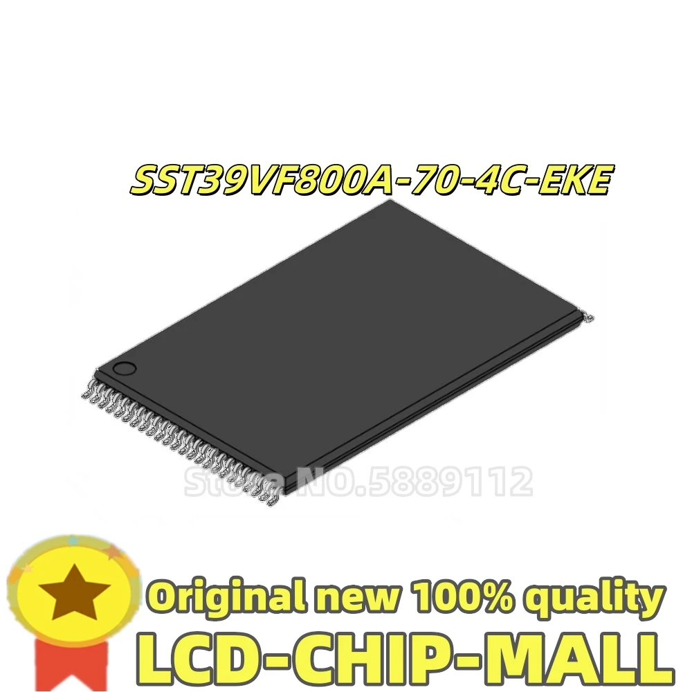 

1PCS SST39VF800A-70-4C-EKE SST39VF800A-70-4C SST39VF800A-70 SST39VF800A 39CF800A TSOP48 IC 100% quality