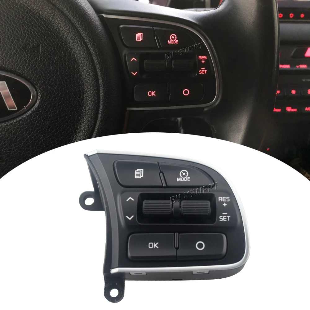 High Quality Bluetooth Phone Cruise Control Volume For Kia Sportage QL 2016 2017 2018 2019 Steering Wheel Button