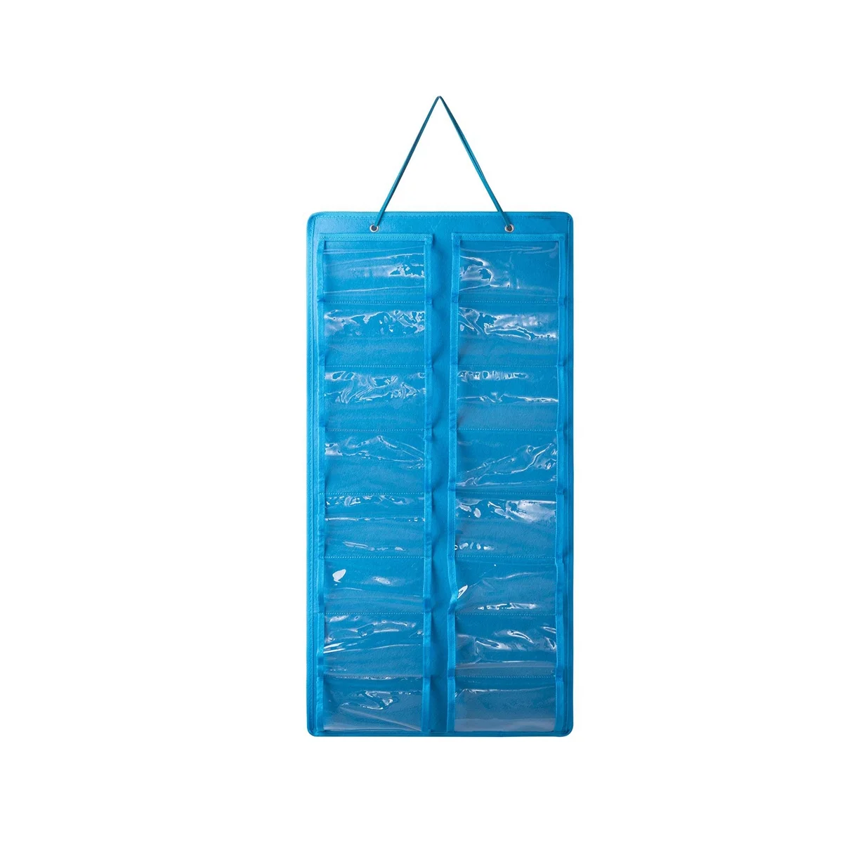 

Glasses Organizer Sunglasses Organizer Storage Hanging Bag Sunglasses Eyeglasses Display Wall Mount Organizer Blue