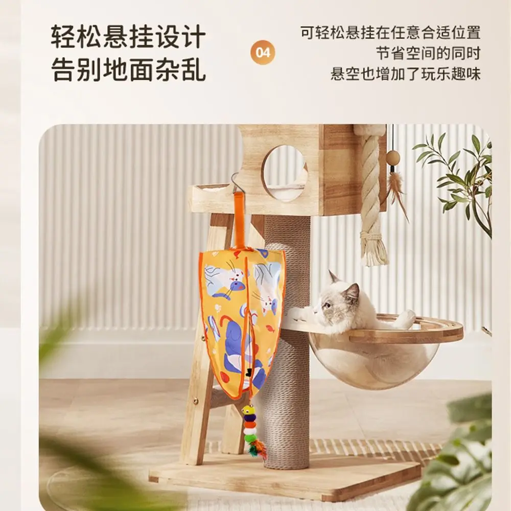 Electric Intelligent Sensing Cat Automatic Hide-and-Seek Door Hanging Automatic Cat Automatic Motion Hanging Cat Hunting Play