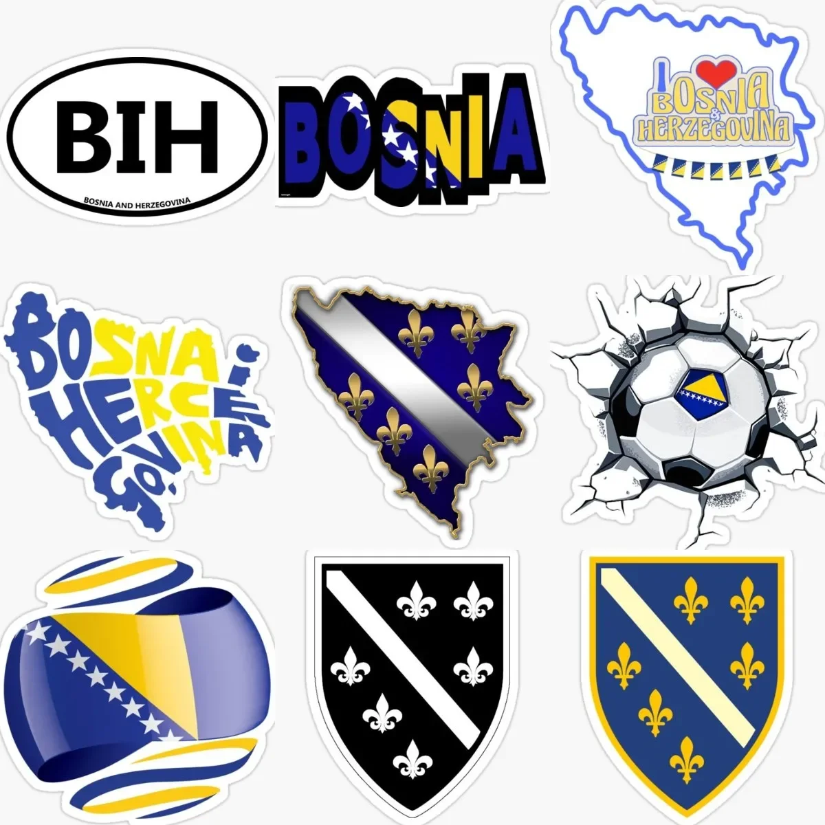 

Герцеговина BIH Флаг Карта Череп Национальная эмблема Наклейки Мотоцикл Окно Ноутбук Бампер Грузовик Стена Комната Стол Внедорожная наклейка на автомобиль