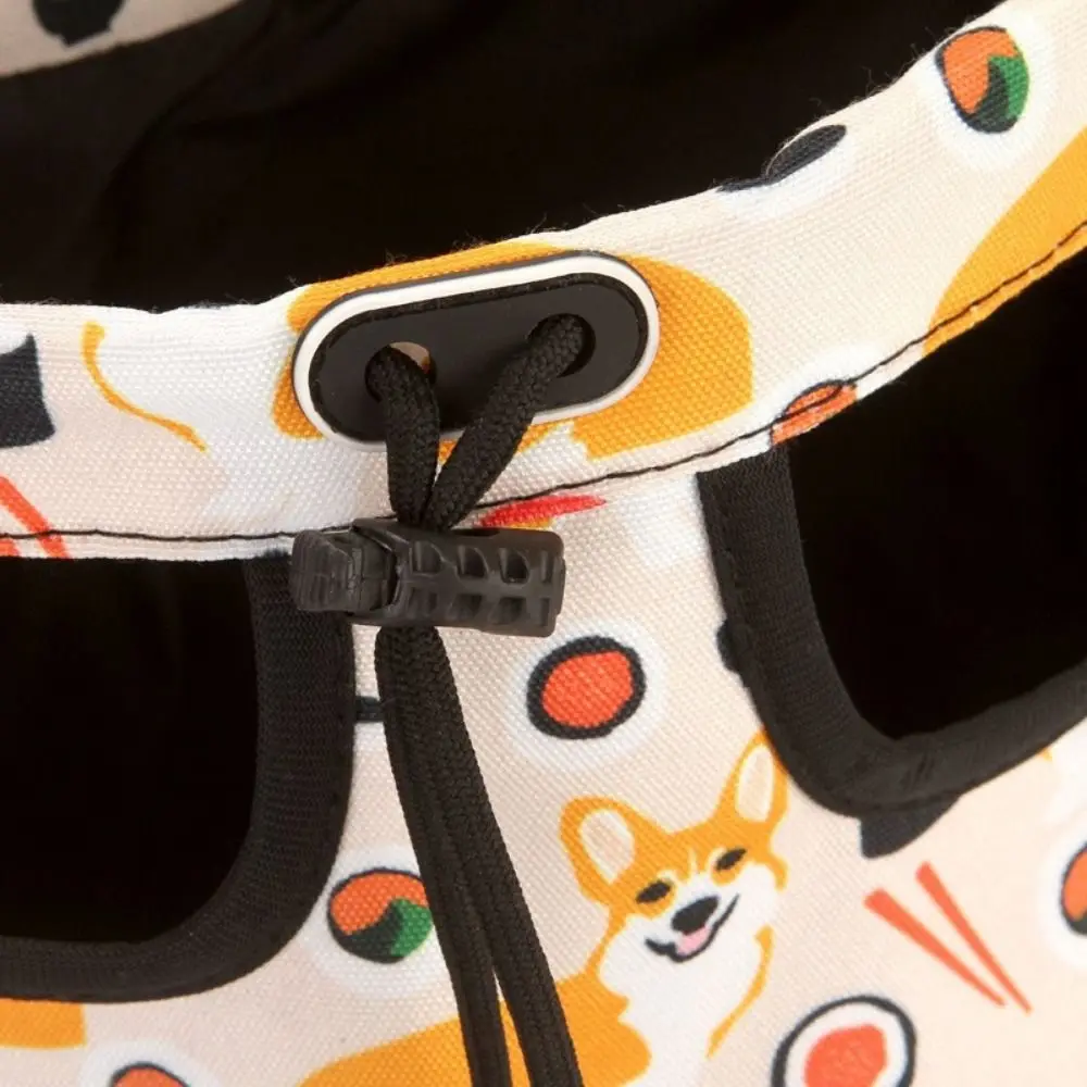 

Cartoon Pattern Dog Carrier Backpack Ventilated Adjustable Pet Carrier Front Bag Breathable Cat Outdoor Travel Bag