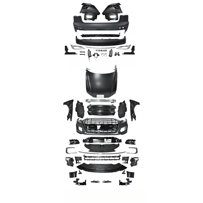 High Quality Wholesale Body Kit Fit 2013-2018 A6 C7/C7PA Upgrade to 2024 Style