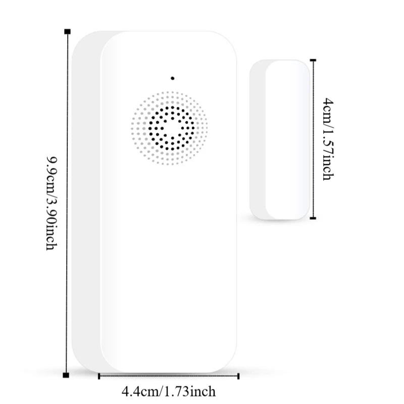 Open Closed Detection Wireless Smart Door Sensor Smart Detector Alarm System Zigbee Door Window Detector Easy Installation