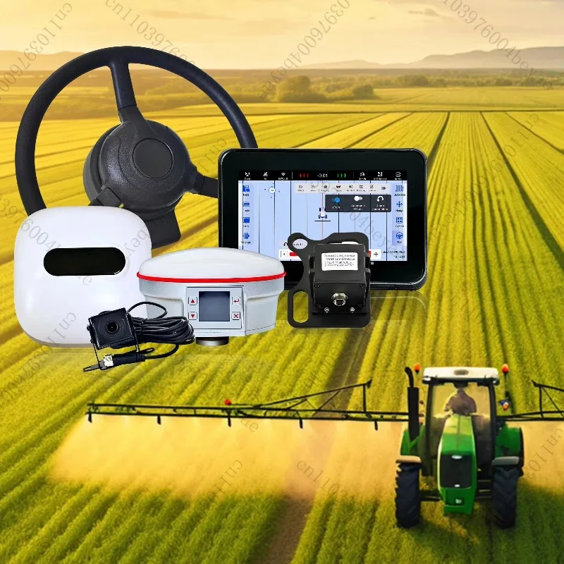 Smart agriculture GPS RTK system, tractor autopilot system, accuracy12/24V 30 minutes fast operation