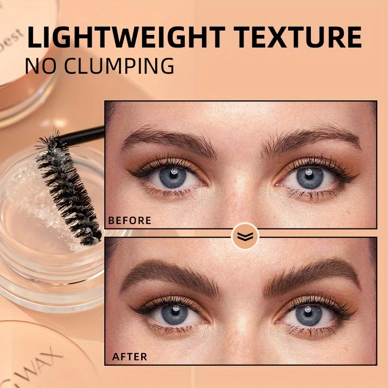 Savon à sourcils incolore crème fixatrice pour sourcils sauvages