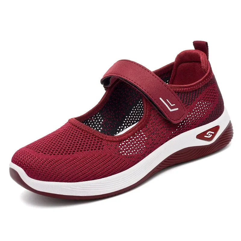 New products are launched, women's breathable walking shoes, middle-aged and elderly lightweight casual shoes