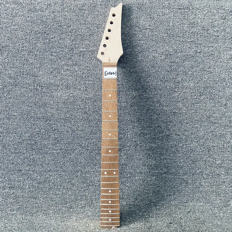 EN451 Fingerboard Damaged Unfinished Electric Guitar Neck Tremolo Model for ST Guitar Replace and DIY 22 Frets 648 Scales Length