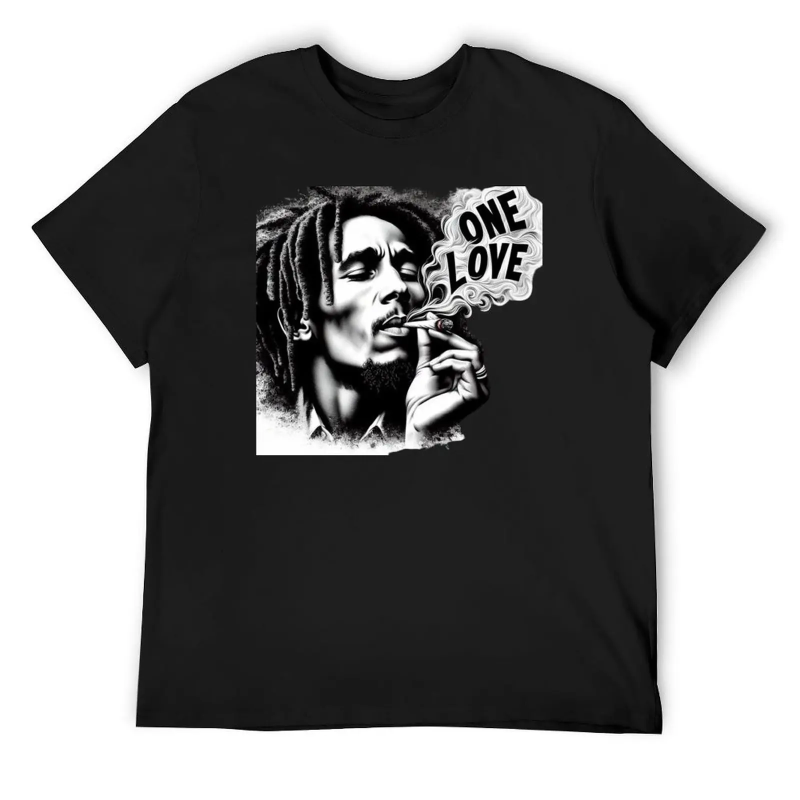 BOB MARLEY T-Shirt sweat blue archive summer top men clothings