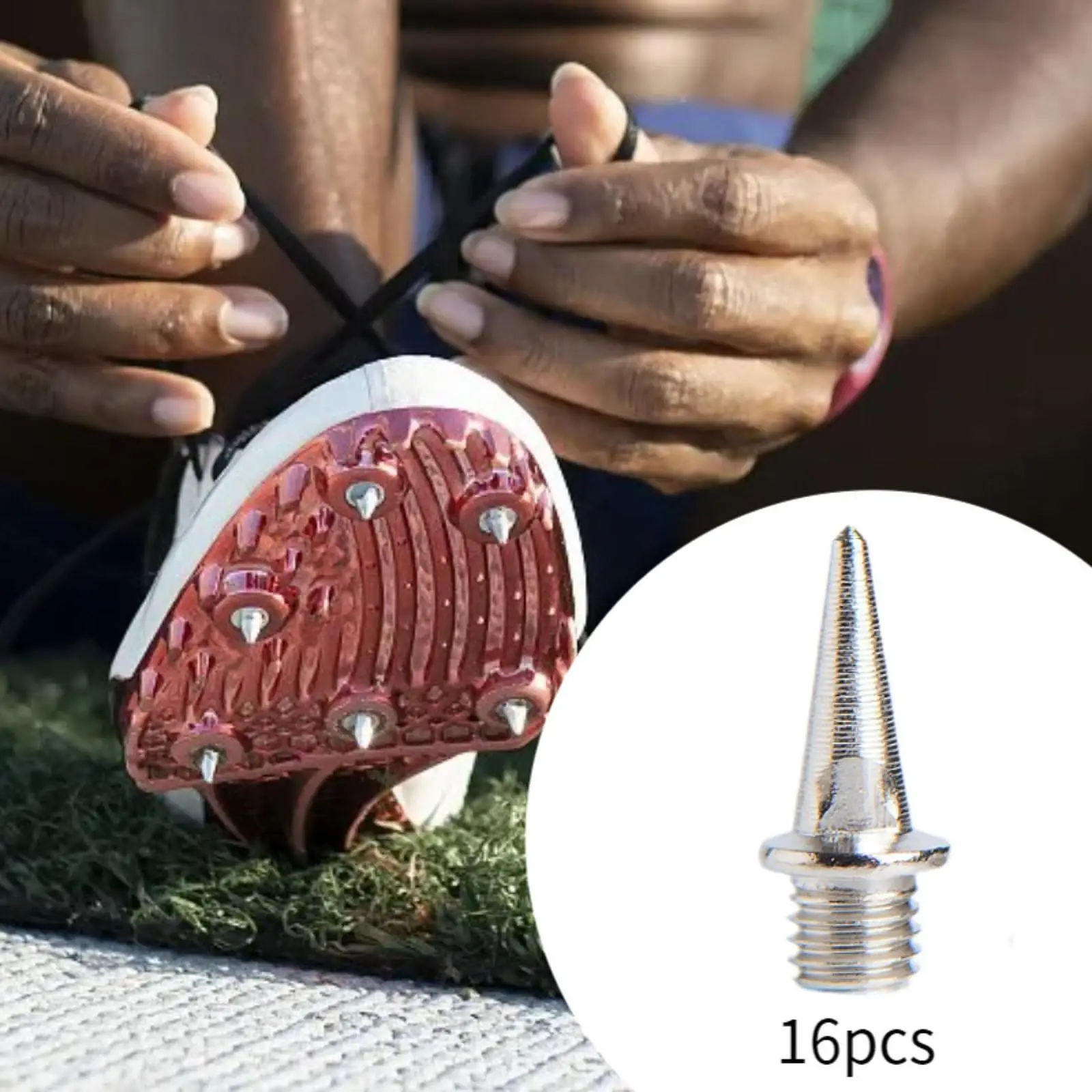 Athletic Track Shoes Spikes 12mm Steel Grip Running Spikes for Sports Competition and Sprinting Athletic Track Shoes Spikes 12mm Steel Grip Running Spikes for Sports Competition and Sprinting