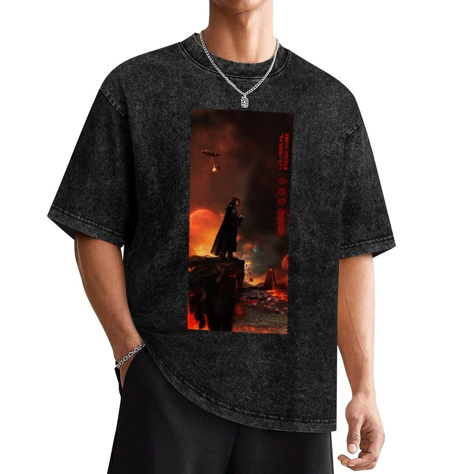 

Luv Resval - Etoile Noir premium échancré T-Shirt sublime hippie clothes mens cotton t shirts