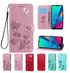 Dual Rose Leather Case For Xiaomi Mi A2 Lite A1 Redmi 5 Plus 6A 6 Pro S2 Note 5 Pro 5A Prime Note 4 4X 4A 3S Pocophone F1 Funda