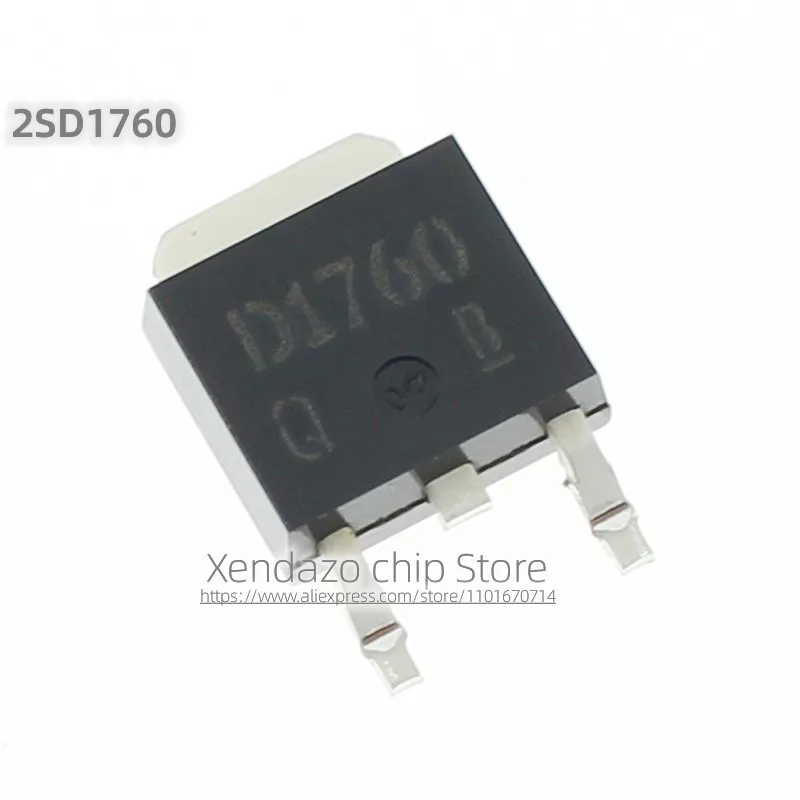 Image of 10 Stück/Lot 2SD1760 D1760 TO-252-Paket Original Original 1,5 W 3 A 50 V