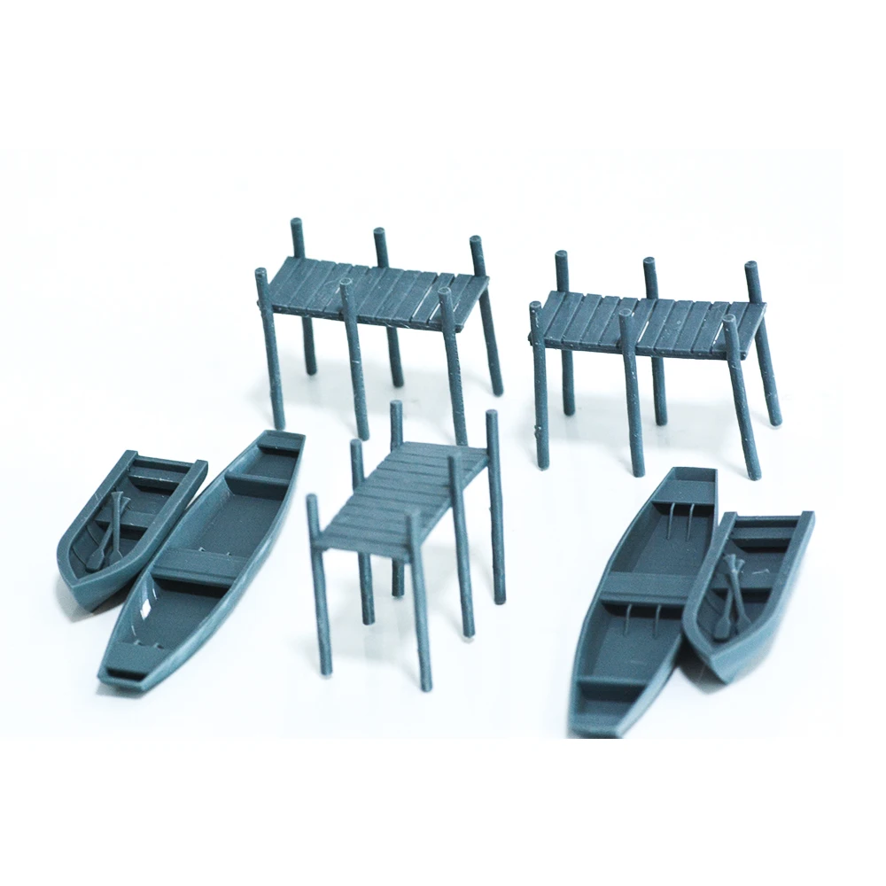 

Yao's Studio LYTS038 масштаб 1/64 1/87 S, часть док-лодок и каноэ, сцена макета железнодорожного поезда.