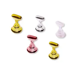 Magnetic Nail Display Stand Tips For Gel Nails Polish Acrylic Crystal Shelf Nail Art Practice Holder Manicure Accessories Tool