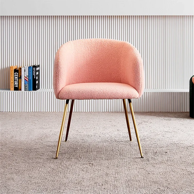 

For High Quality Dining Room Chair with Metal Legs Modern Design Leisure Restaurant Chairs Dining Room Furniture