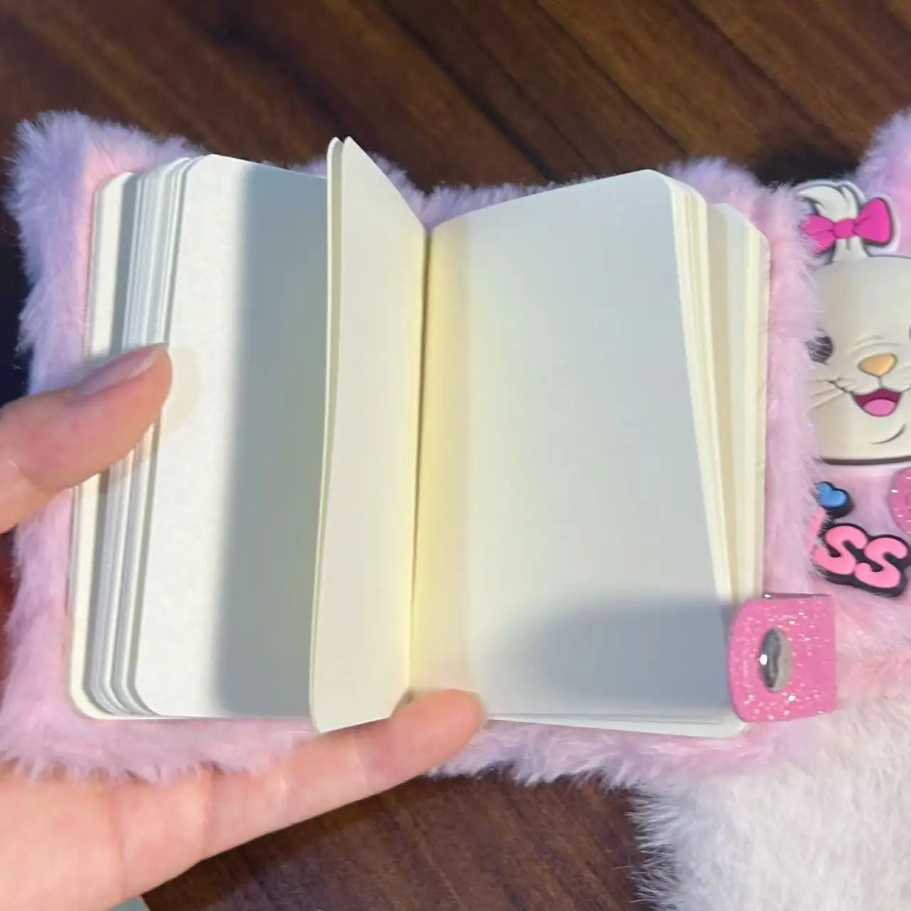 دفتر ملاحظات من القطيفة هدية كتيب ماري كات الوردي الأمريكي، دفتر صوتي إبداعي على شكل قلب الفتاة مقاس 10 × 7 سم #4