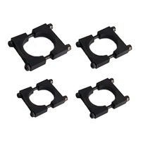 10PCS DIY Nylon Carbon Fiber Tube Clip 10mm/16mm/20mm/25mm Pipe Clamp with Screw Nuts for RC FPV Quadcopter Multicopter Parts