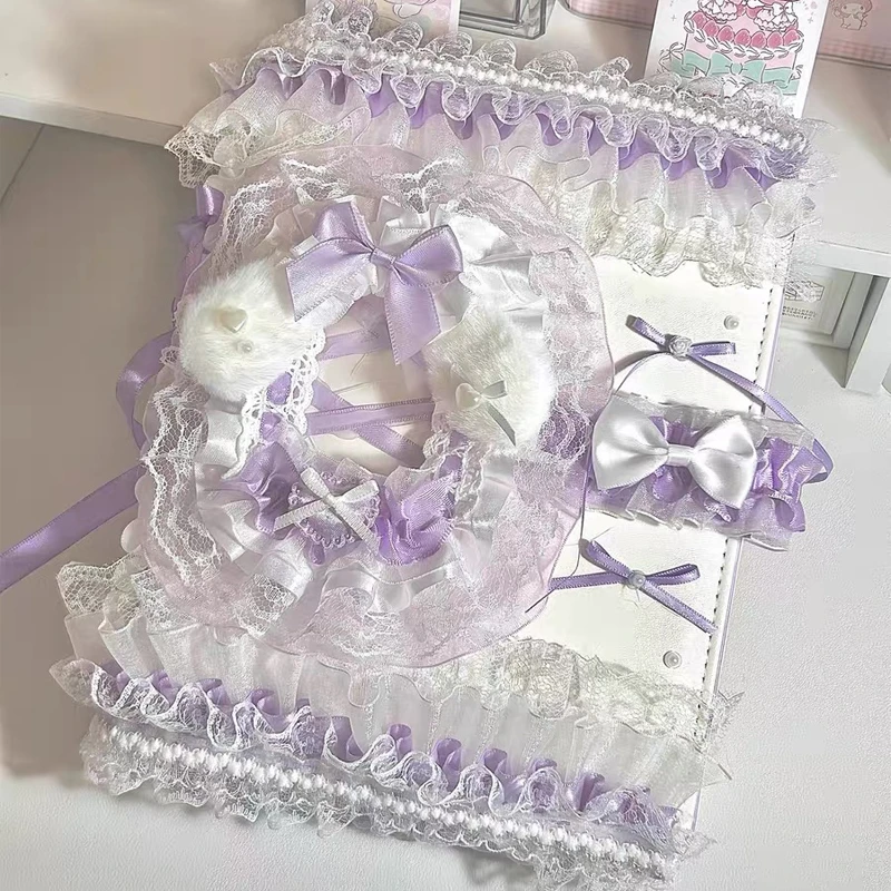 A5 Lace Photocard Binder 3 Inch Card Holder Album Cute Heavy Duty Storage Book Tracking Card Collectors Handmade Gift for Her