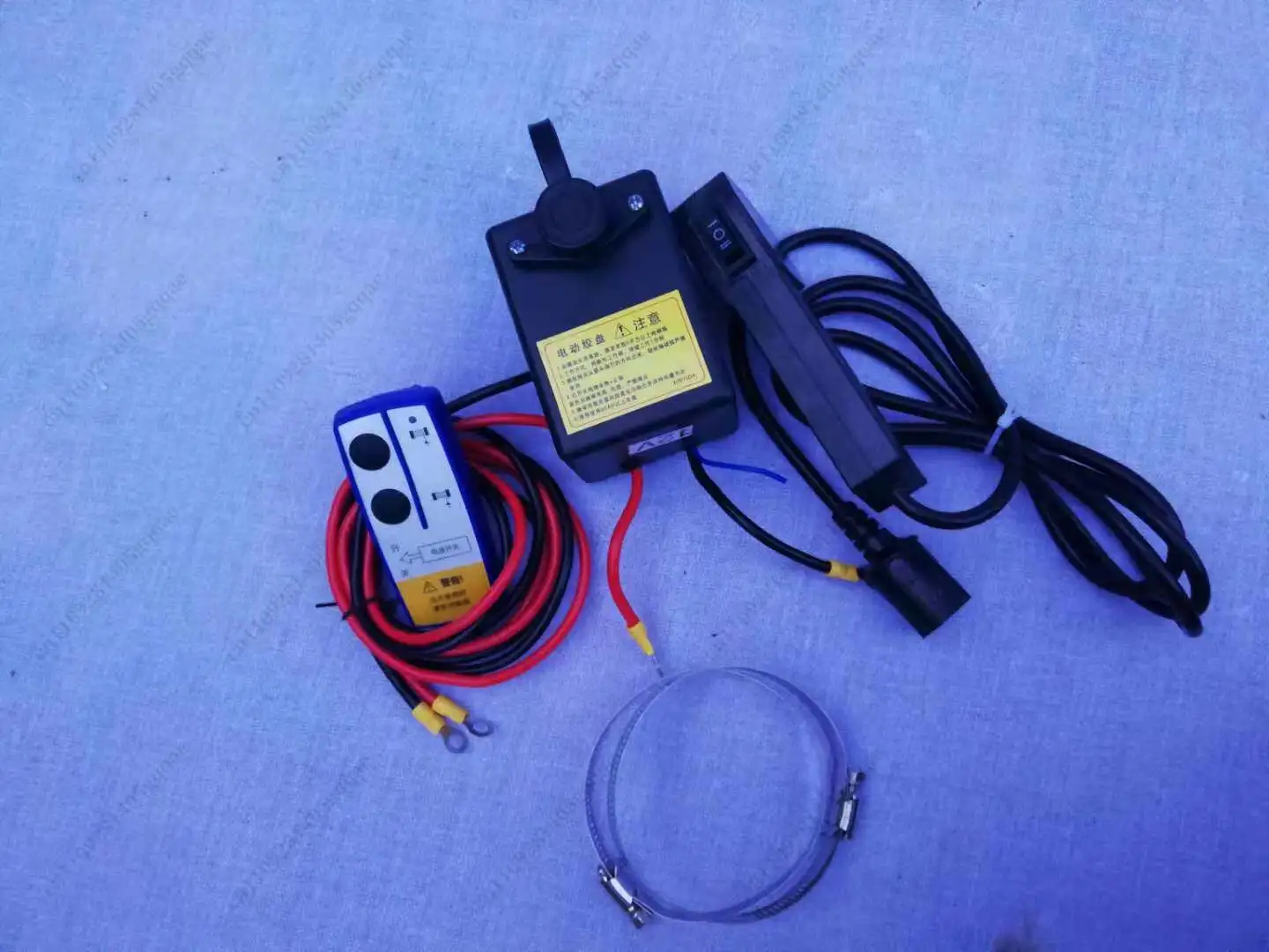 Autokran 24V Elektrische Winde 12V Handgriffschalter Drahtlose Fernbedienung Relais Zubehör Hebevorrichtungs-Steuerbox – Detail 2