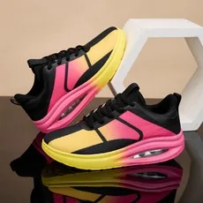 Ultra-light sporty casual air-cushioned women's running shoes and flying woven shoes  sneakers women sneakers men