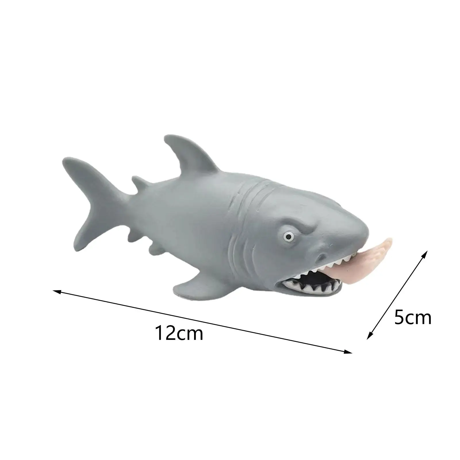 2-6pack Funny Shark Toys Funny Cartoon Cute Birthday Toy Sensory Toys for Kids