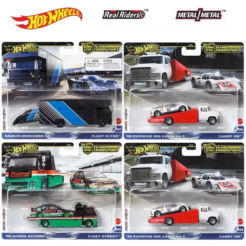 2024 Hot Wheels Premium Team Transport  FLF56- 9B Metal Model Car Rubber Tires Hotwheels 1/64 Hoteelws Car Hotweheels Scale Cars