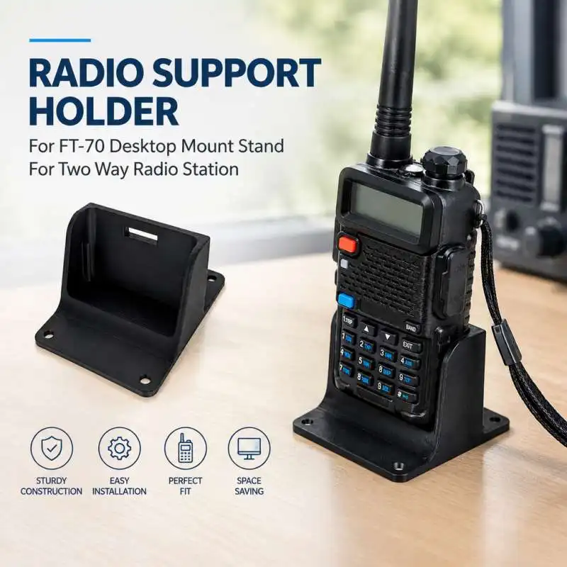 Two Way Radio Support Stand For UV-5R Desktop Mount Holder For Radio Device